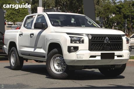 White 2025 Mitsubishi Triton Double Cab Pick Up Glx (4X4)