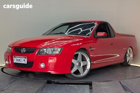 Red 2007 Holden UTE Ute Tray SS R