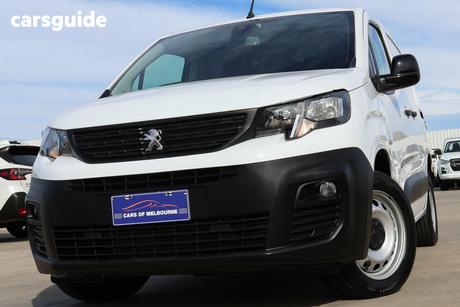 White 2023 Peugeot Partner Van Pro Long