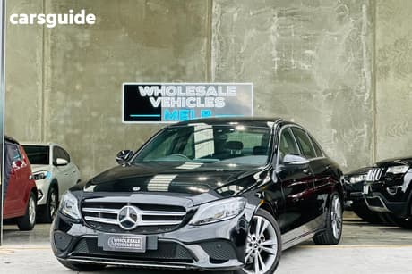 Black 2019 Mercedes-Benz C200 Sedan Eq (Hybrid)
