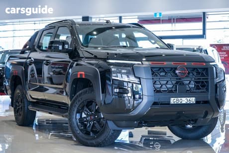 Black 2026 Nissan Navara Dual Cab Pick-up Pro-4X (4X4)