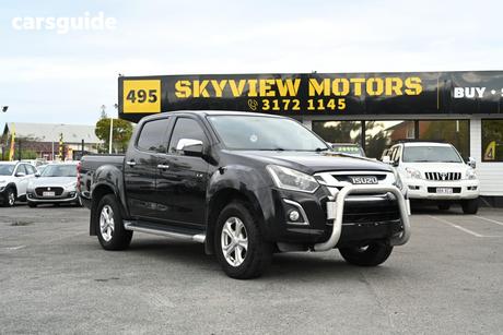 Black 2017 Isuzu D-MAX Crew Cab Utility Ls-U Hi-Ride (4X4)
