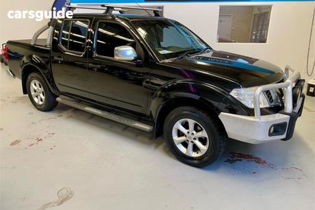 Black 2011 Nissan Navara Dual Cab Pick-up St-X (4X4)