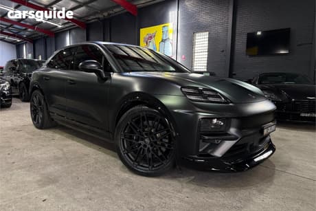 Grey 2025 Porsche Macan Wagon Electric Turbo