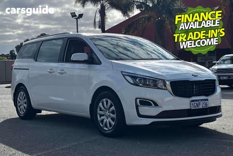 White 2019 Kia Carnival Wagon S