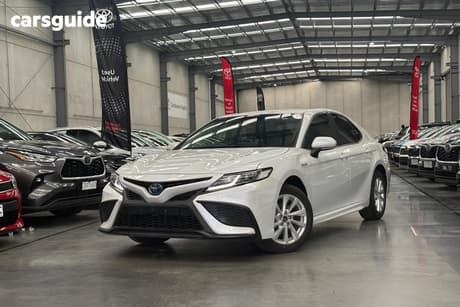 White 2024 Toyota Camry Sedan Ascent Sport Hybrid