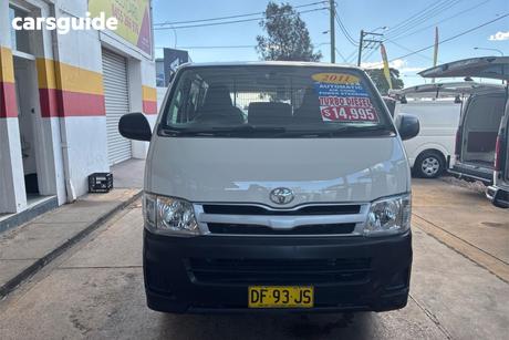 White 2011 Toyota HiAce Van Lwb