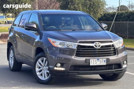 Grey 2015 Toyota Kluger Wagon Gx (4X2)