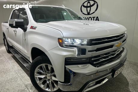 White 2021 Chevrolet Silverado Crew Cab Utility 1500 Ltz Premium Tech Pack