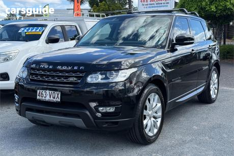 Black 2015 Land Rover Range Rover Sport Wagon 3.0 Sdv6 Se