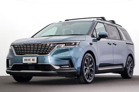 Blue 2022 Kia Carnival Wagon Platinum