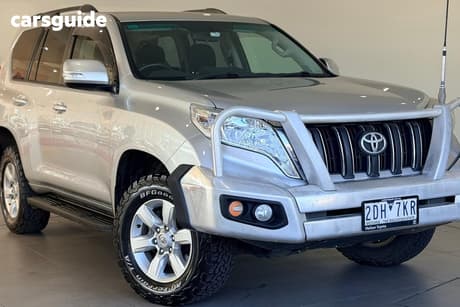 Silver 2017 Toyota Landcruiser Prado Wagon Gx (4X4)