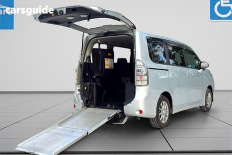 Silver 2013 Toyota Voxy Commercial WELCAB, WHEELCHAIR RAMP,