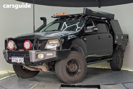 Black 2015 Ford Ranger Crew Cab Utility Wildtrak 3.2 (4X4)
