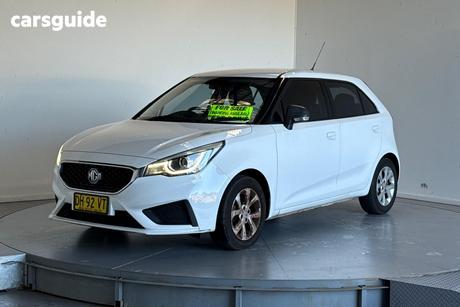 White 2020 MG MG3 Hatchback Core