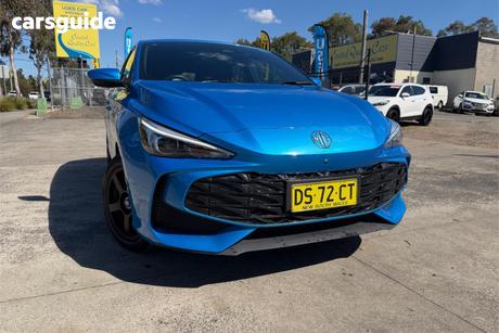 Blue 2024 MG MG3 Hatchback Excite Hybrid+