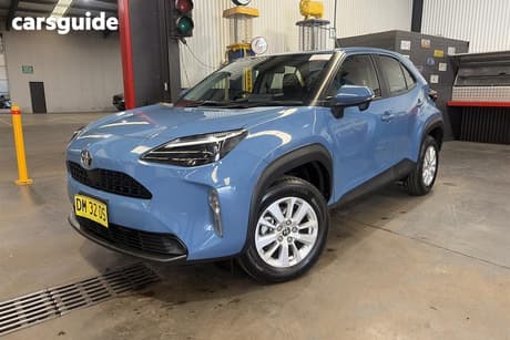 Blue 2023 Toyota Yaris Cross Wagon Gxl