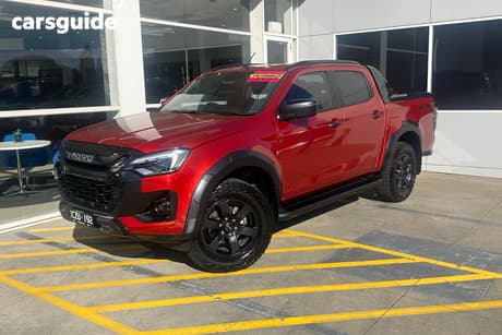 Orange 2024 Isuzu D-MAX Crew Cab Utility X-Terrain (4X4)