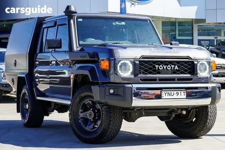 Grey 2024 Toyota Landcruiser Double Cab Chassis Lc79 Gxl