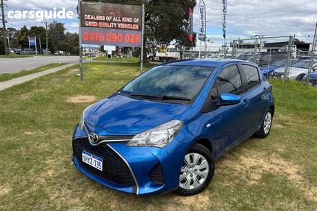 Blue 2015 Toyota Yaris Hatchback Ascent