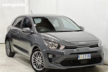 Grey 2022 Kia RIO Hatchback Sport