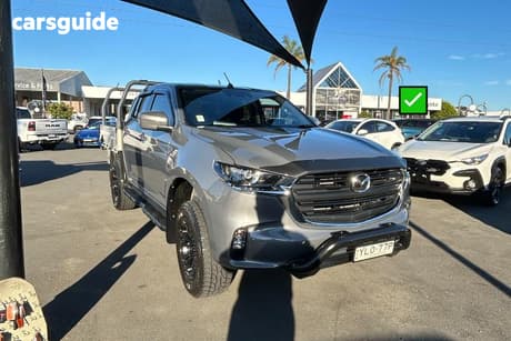 Grey 2022 Mazda BT-50 Dual Cab Chassis Xt (4X4)