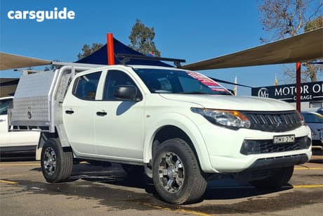 White 2016 Mitsubishi Triton Dual Cab Utility Glx