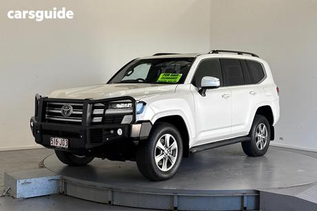 White 2024 Toyota Landcruiser Wagon Lc300 Vx (4X4)