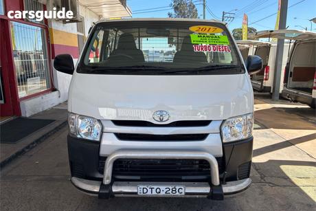 White 2017 Toyota HiAce Van Lwb
