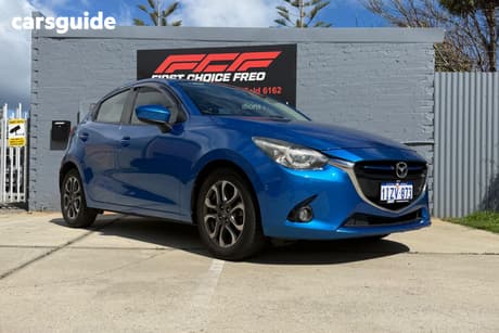 Blue 2015 Mazda 2 Hatchback Genki