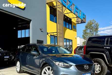 Blue 2013 Mazda 6 Wagon Gt