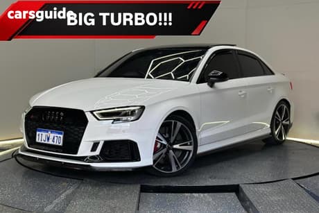 White 2017 Audi RS3 Sedan Quattro
