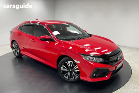 Red 2018 Honda Civic Sedan Vti-L