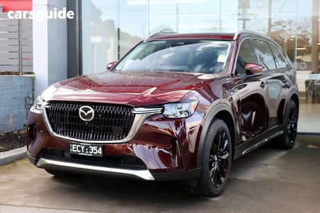 Red 2025 Mazda CX-90 Wagon G50E Gt