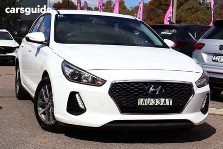 White 2019 Hyundai I30 Hatchback Active