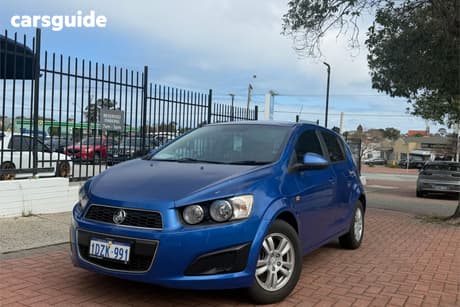 Blue 2012 Holden Barina Hatchback