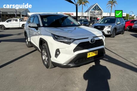 White 2024 Toyota RAV4 Wagon Gx (2Wd) Hybrid