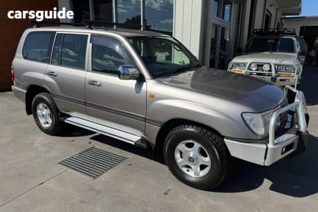 Silver 2003 Toyota Landcruiser Wagon Gxl (4X4)
