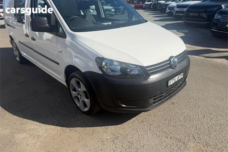 White 2011 Volkswagen Caddy Commercial TDI320 F