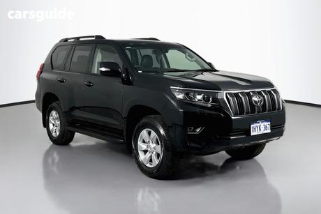 Black 2023 Toyota Landcruiser Prado Wagon Gxl