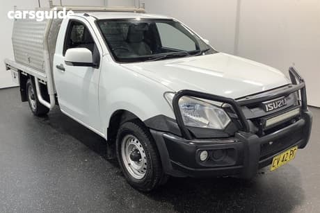White 2018 Isuzu D-MAX Cab Chassis Sx (4X2)