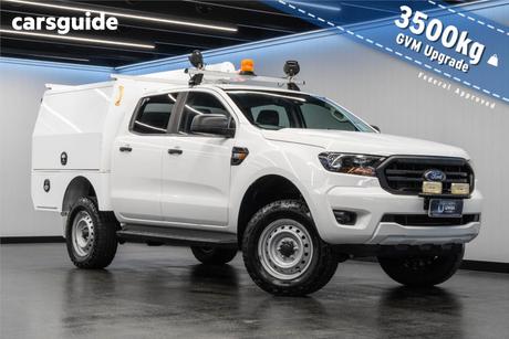 White 2021 Ford Ranger Double Cab Chassis Xl 3.2 (4X4)