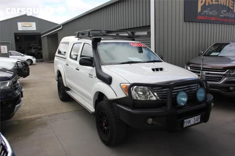 White 2006 Toyota Hilux Dual Cab Pick-up Sr (4X4)