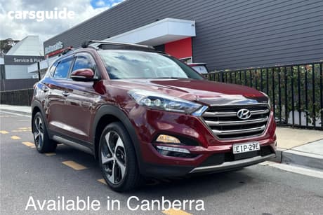 Red 2015 Hyundai Tucson Wagon Highlander (Awd)