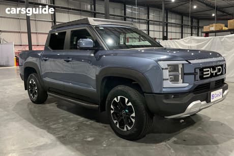 Blue 2025 BYD Shark 6 Dual Cab Utility Dual Motor Premium