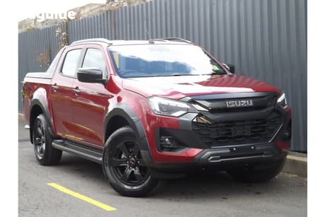 Red 2026 Isuzu D-MAX Crew Cab Utility X-Terrain (4X4)