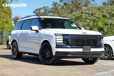White 2026 Hyundai Palisade Wagon Calligraphy (8 Seat) Hev