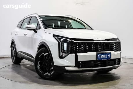White 2025 Kia Sportage Wagon Gt-Line Hev (Awd)