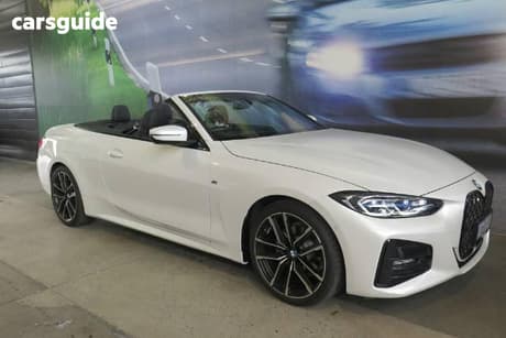 White 2023 BMW 420I Convertible M SPORT