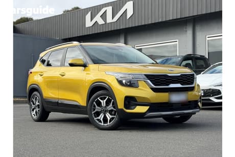 Yellow 2021 Kia Seltos Wagon Sport+ (Fwd)